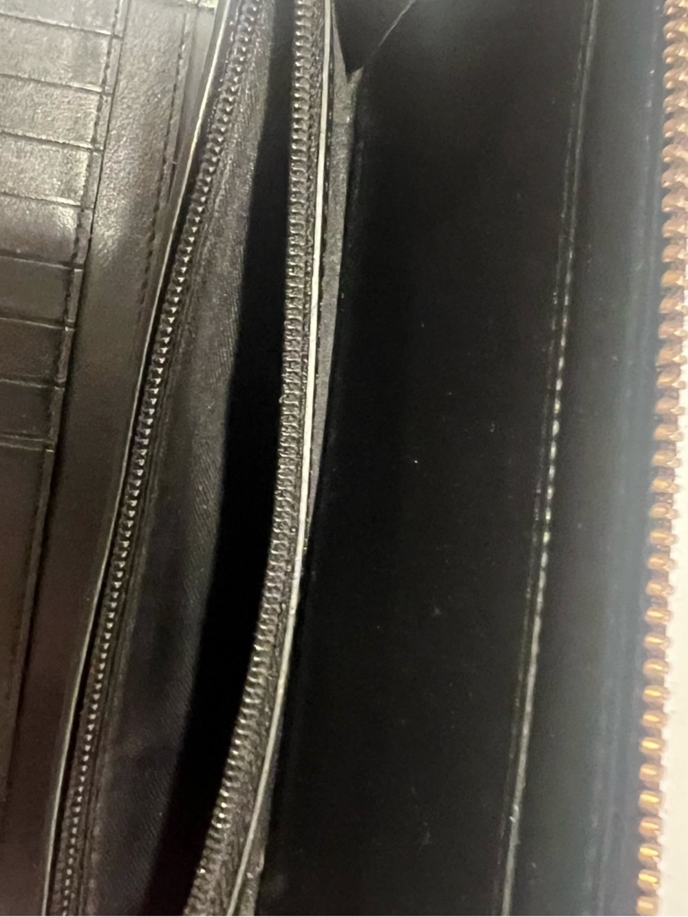 Authentic Coach Slim Zip Around Wallet in Signature Coated Canvas – Brown/Black - Picture 8 of 10